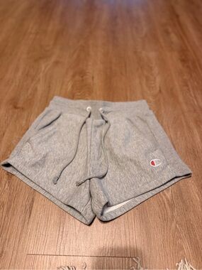 Champion Women’s Gray Jersey Lounge Athletic Drawstring Shorts